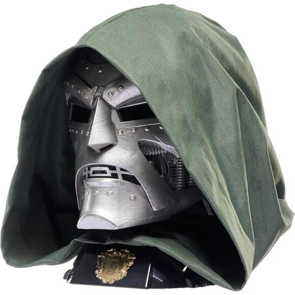 Marvel Legends Doctor Doom Helmet Adult Gray Roleplay Collectible Mask Gear - Picture 5 of 9